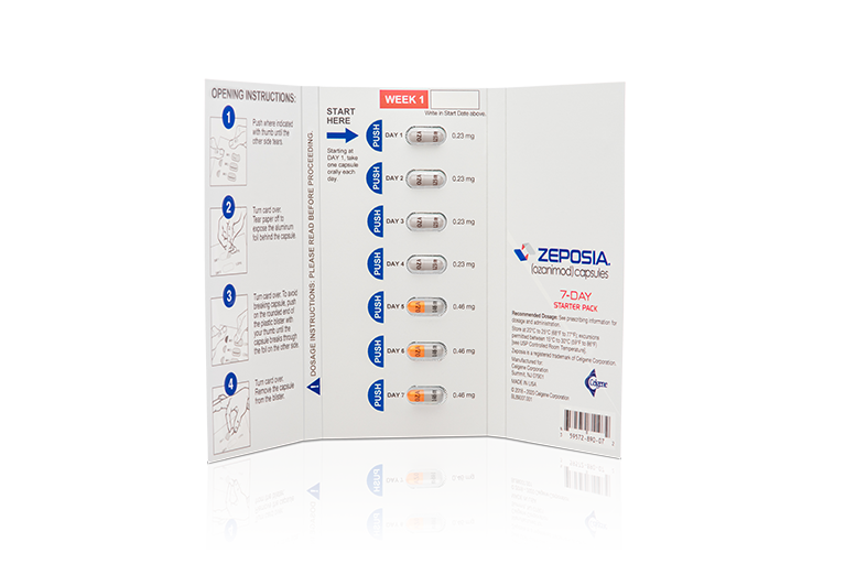 ZEPOSIA pill for ulcerative colitis starter pack